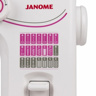  Janome 1243, швейна машина з вертикальним човником, 5 строчок з плавним регулюванням довжини стібка