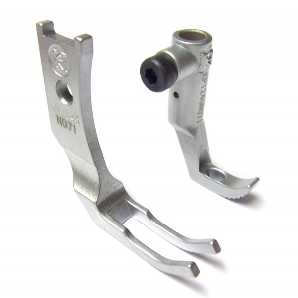 Khsew KP1245-N071, шагающая лапка с узкой подошвой, для промышленных швейных машин с тройным транспортом