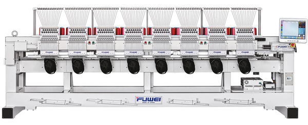 FUWEI FW-1508C-400*450-A58, промислова 8-голова вишивальна машина