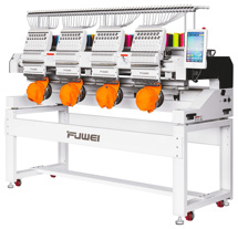 FUWEI BC-1504-400*400-A15, промышленная 4-головая 15-игольная вышивальная машина