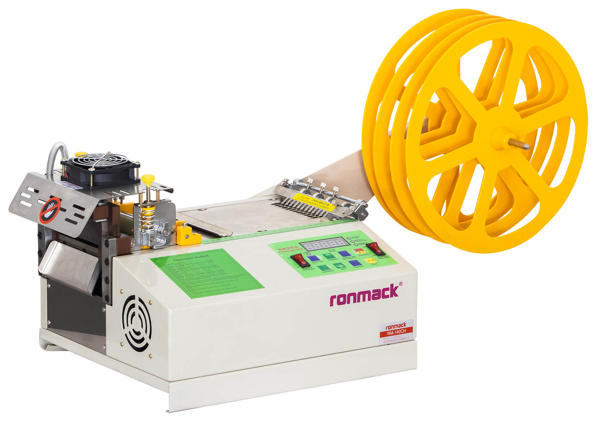 Ronmack RM-140CH, машина для нарезания тесьмы горячим и холодным ножом с автоматической подачей, ширина реза до 140 мм