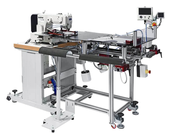 SIP-Italy 326H-SP10FLY, автомат шаблонного шитья для настрачивания отделочной строчкой гульфика