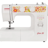 Janome Color 55, швейна машина з вертикальним човником і напівавтоматичною петлею, 24 строчки з плавним регулюванням довжини стібка