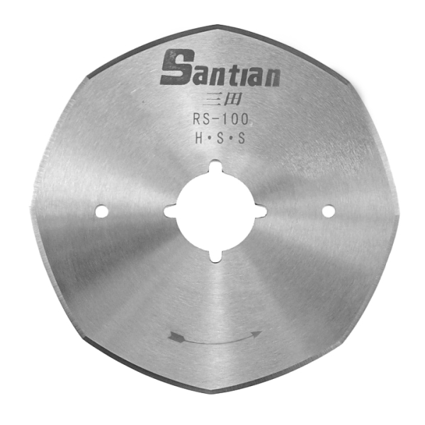 Santian RS-100 HSS, восьмиугольное лезвие для дисковых раскройных ножей диаметром 100 мм