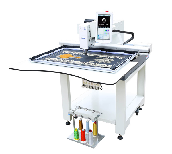 Fortever FT-601CT – 1200 х 495 мм, промышленная 1-игольная 6-ниточная вышивальная машина для шенильной и тамбурной вышивки