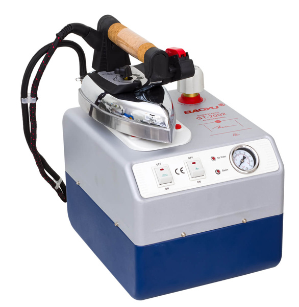 Baoyu Super Mini GT-2002, профессиональный утюг с парогенератором и манометром, бойлер на 2 литра, мощность 1000 Вт