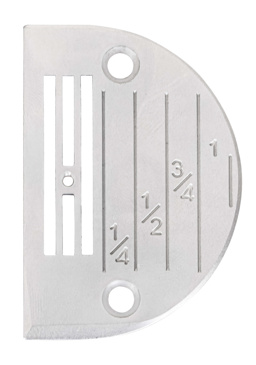 991001028, игольная пластина E18 для промышленных швейных машин, диаметр игольного отверстия 1.8 мм (Игольноя пластина для легких и средних материалов E-18 baoyu original, 991001028 )