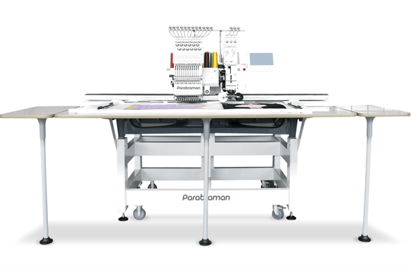 Parabraman PR-1201PD, 1+1-головая высокоскоростная комбинированная вышивальная машина, плоская вышивка, вышивка шнуром, вышивка на бейсболках, рабочее поле 1 200 х 560 мм