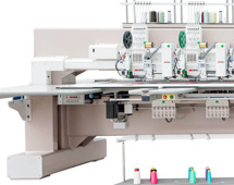 Maya MUH-60902, 2+2-голова высокоскоростная комбинированная вышивальная машина для плоской и шенильной вышивки