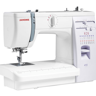 Janome 415, швейная машина с вертикальным челноком и полуавтоматической петлей, 15 строчек с плавной регулировкой, жесткий чехол в комплекте