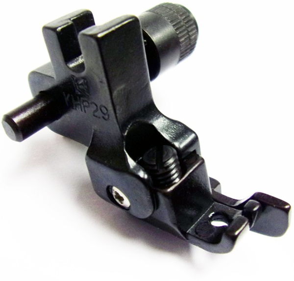 Khsew KHP29, лапка с шариком и направляющей для отстрочки по краю, для машин с нижним продвиженим