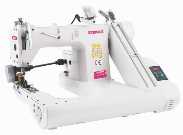 Ronmack RM-927D-PS, 2-игольная п-образная машина цепного стежка с независимый верхним и нижним пулером