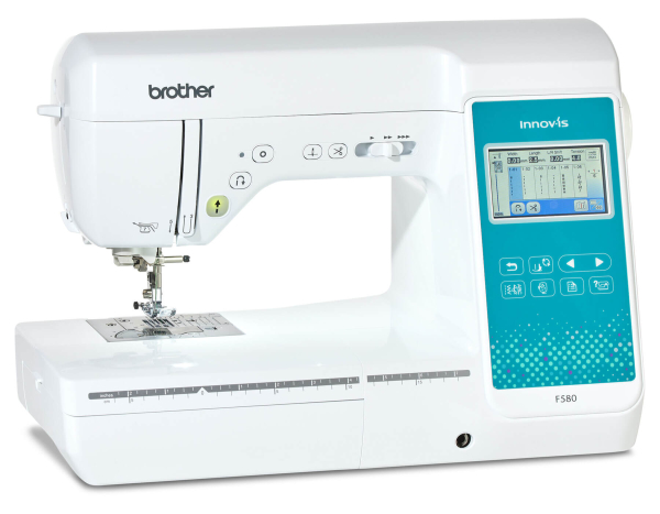 Brother Innov-is F580, швейно-вышивальная машина с рабочим полем вышивки 180 х 130 мм, 241 операций