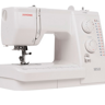 Janome SE 522, швейна машина з горизонтальним човником і автоматичною петлею, 25 строчок з плавним регулюванням, жорсткий чохол в комплекті