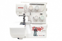 Janome Samurai 888, 3/4 - ниточный бытовой оверлок, 8 видов операций