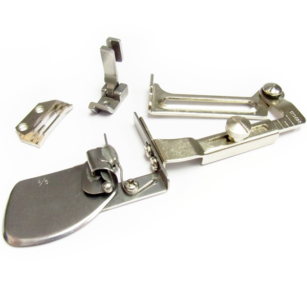 Khsew KHF53, комплект приспособление улитка позволяющая переход поперечного шва, для подворота края 