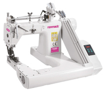 Ronmack RM-928PL-D, 3-игольная п-образная машина цепного стежка с верхним и нижним пулером