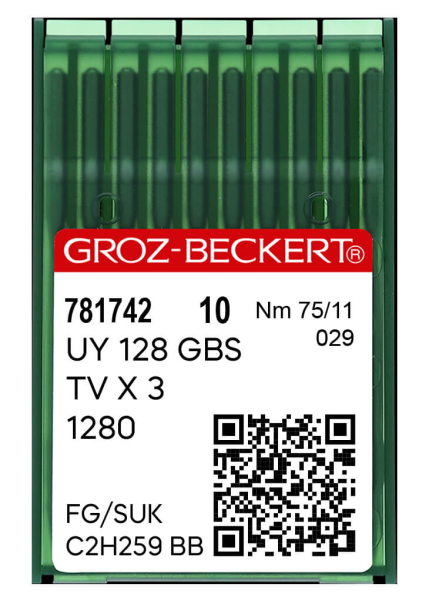 Groz-Beckert UYx128 GAS SUK, трикотажные иглы для промышленных распошивальных машин