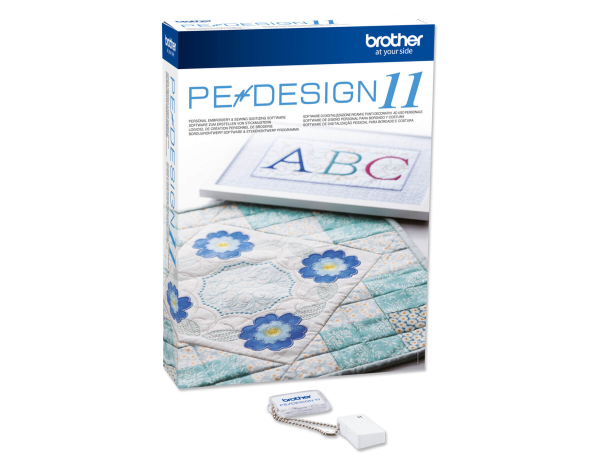 Brother PE-DESIGN11, профессиональное программное обеспечение для дизайна и оцифровки вышивки