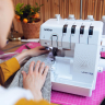 Brother AIRFLOW 3000, бытовой 2/3/4-ниточный оверлок с воздушной заправкой петлителей, 7 видов строчек
