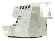 Brother M3034D, 3/4 - ниточный бытовой оверлок с устройством быстрой заправки нижнего петлителя и рукавной консолью, 8 видов швов