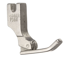 Snyter P36N, правосторонняя однорожковая лапка для вшивания молнии, для швейных машин с нижним продвижением