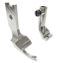 Khsew KP335FB, правосторонняя лапка для окантователя для промышленных швейных машин с тройным транспортом