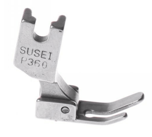Snyter P360 mini, лапка с узким левым рожком для вшивания молнии, для машин с нижним продвижением