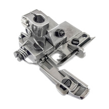 Khsew W664K, лапка с направляющей для эластичной тесьмы для промышленных распошивальных машин, диаметр прижимной платформы 6 мм