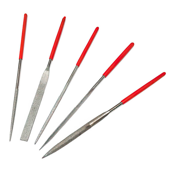 Khsew KH-DF, набор алмазных надфилей с алмазным напылением (5 видов)