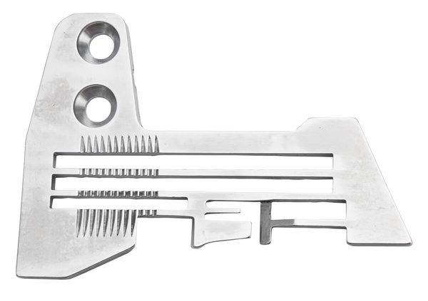 20115002, игольная пластина для промышленных 4-ниточных оверлоков