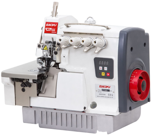 Baoyu GT-700D-5, высокоскоростной промышленный 5-ниточный оверлок со встроенным сервоприводом
