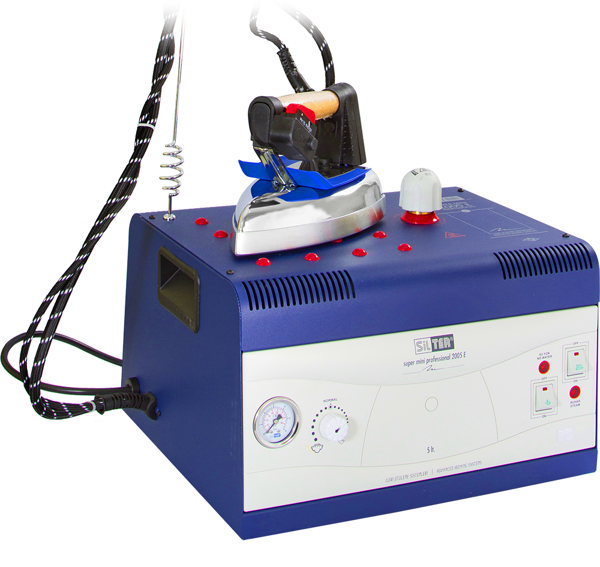 Silter Super Mini 2005E, професійна праска з парогенератором, манометром і регулюванням пара, бойлер на 5 літрів, потужність 2250 Вт