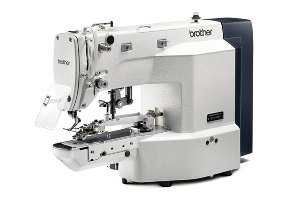 Brother BE-438HS, компьютерная пуговичная швейная машина челночного стежка